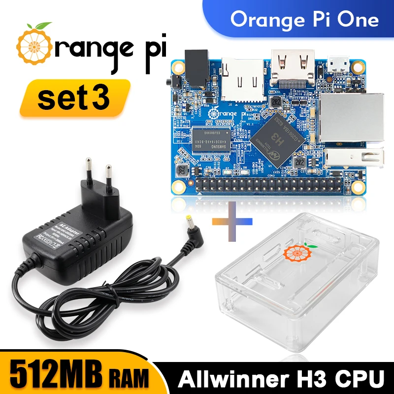 

Блок питания Orange Pi One +, прозрачная модель, одинарный компьютер, ОЗУ 512 Мб, Allwinner H3, Поддержка Android, Ubuntu, Debian