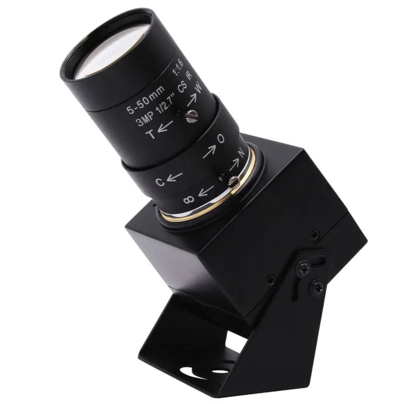 

1080P HD USB камера с 5-50 мм Mannual варифокальный объектив 30fps/60fps/120fps веб-камера