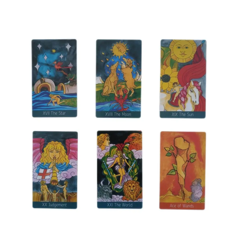 Full English Card Deck 12x7cm Reeverse Scale Tarot 78 Cards/Set For Parent-child Interaction Board Game Good Toys Holiday Gift enlarge