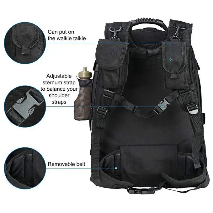 Popular Outdoor Tactical Backpack for Military Fans Hiking Bag Multifunctional Large Capacity Dual-shoulder Tactical Backpack