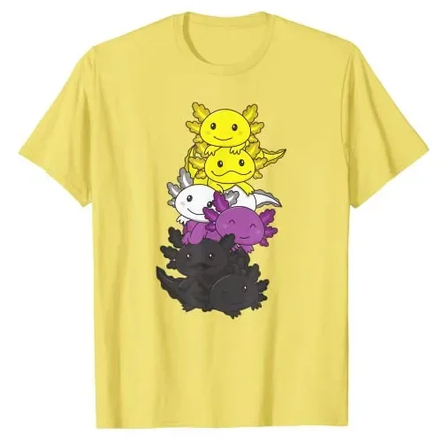 Милые футболки ЛГБТ с рисунком животных и месяца модные блузки несдвоичный флаг