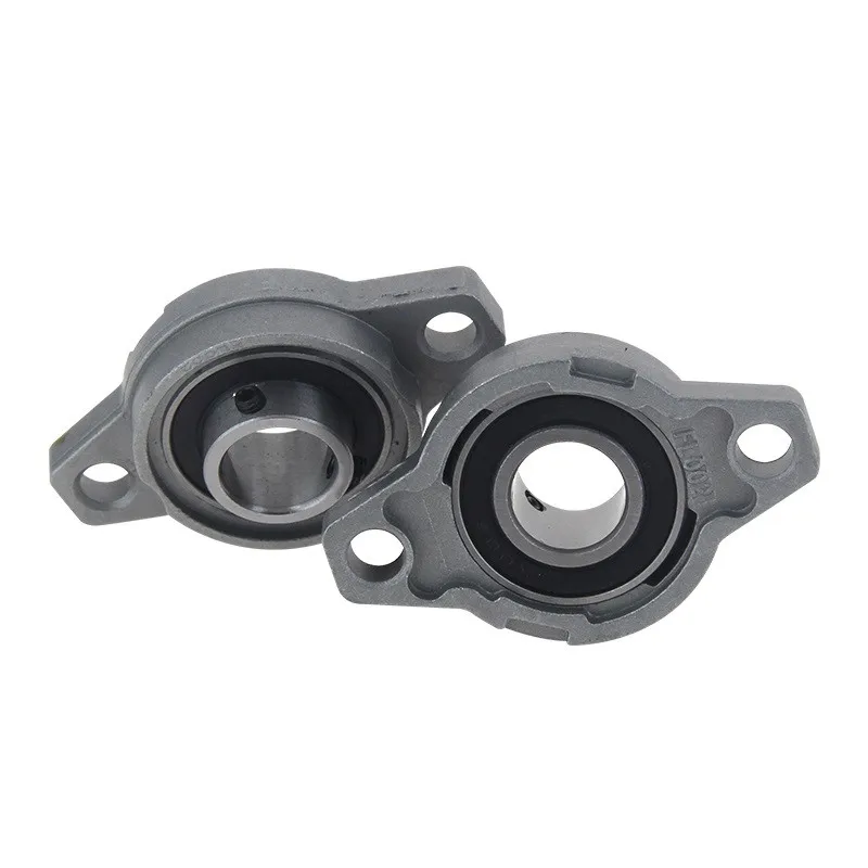 

4pc KFL000 Bearing Pillow Block Zinc Alloy Diameter Shaft 10mm Bore Flange High Speed, Low Noise ,More Durable, Energy-saving