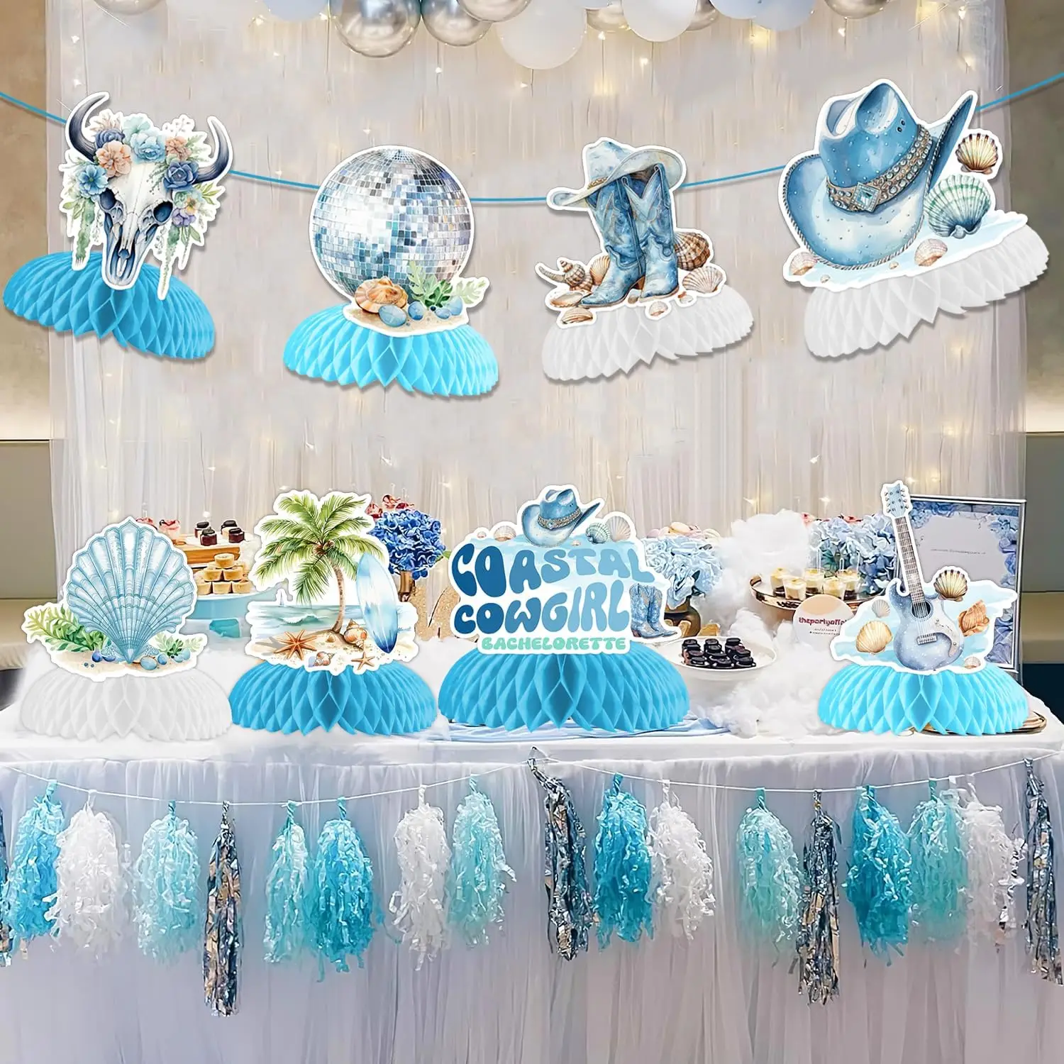 Сюрприз прибрежная пастушка-ковбойка сотовые центральные элементы синие