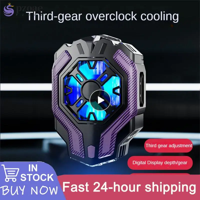 

Small Size Phone Cooling Artifact Ultra-low Noise Temperature Display Radiator Matching Size 69-88 (mm) Not Hurt The Machine