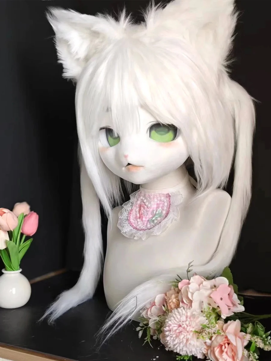 Меховой костюм для косплея на заказ меховая голова кигуруми косплей меховой Kemono