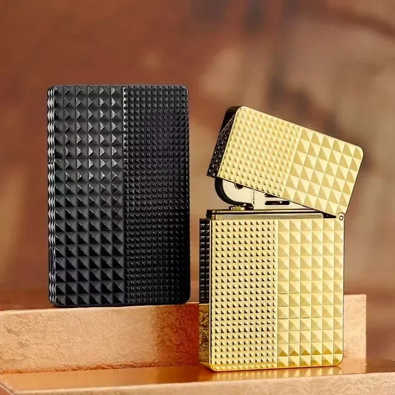 ZORRO латунная ультратонкая керосиновая зажигалка для ногтей Париж встроенная