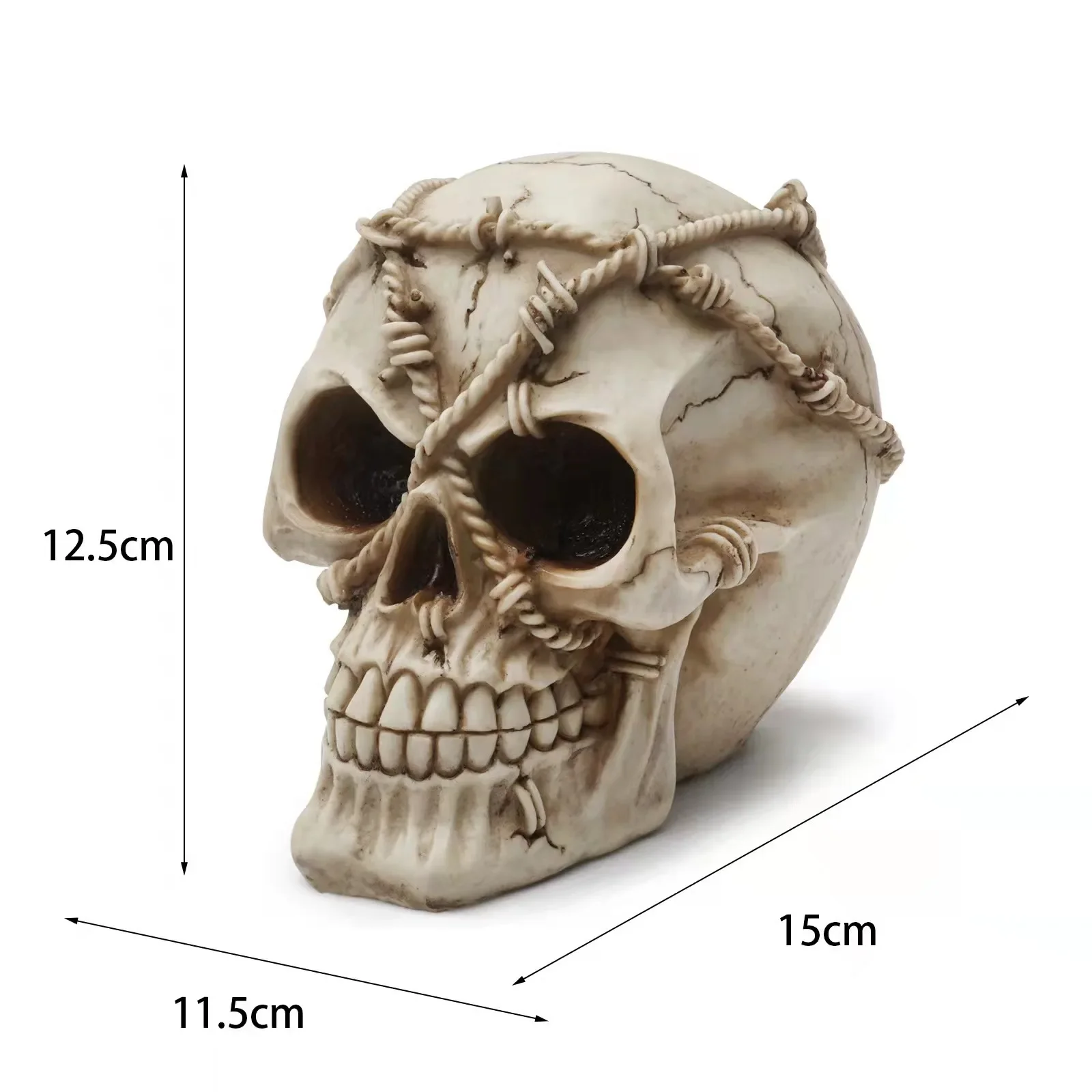 

Декоративная скульптура черепа из смолы MiniDeal