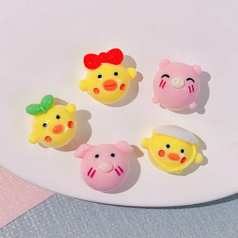 

Бесплатная доставка 100 шт./лот новые милые полимерные мини Мультяшные с плоской задней стороной резиновые DIY свадебные заколки аксессуары д...