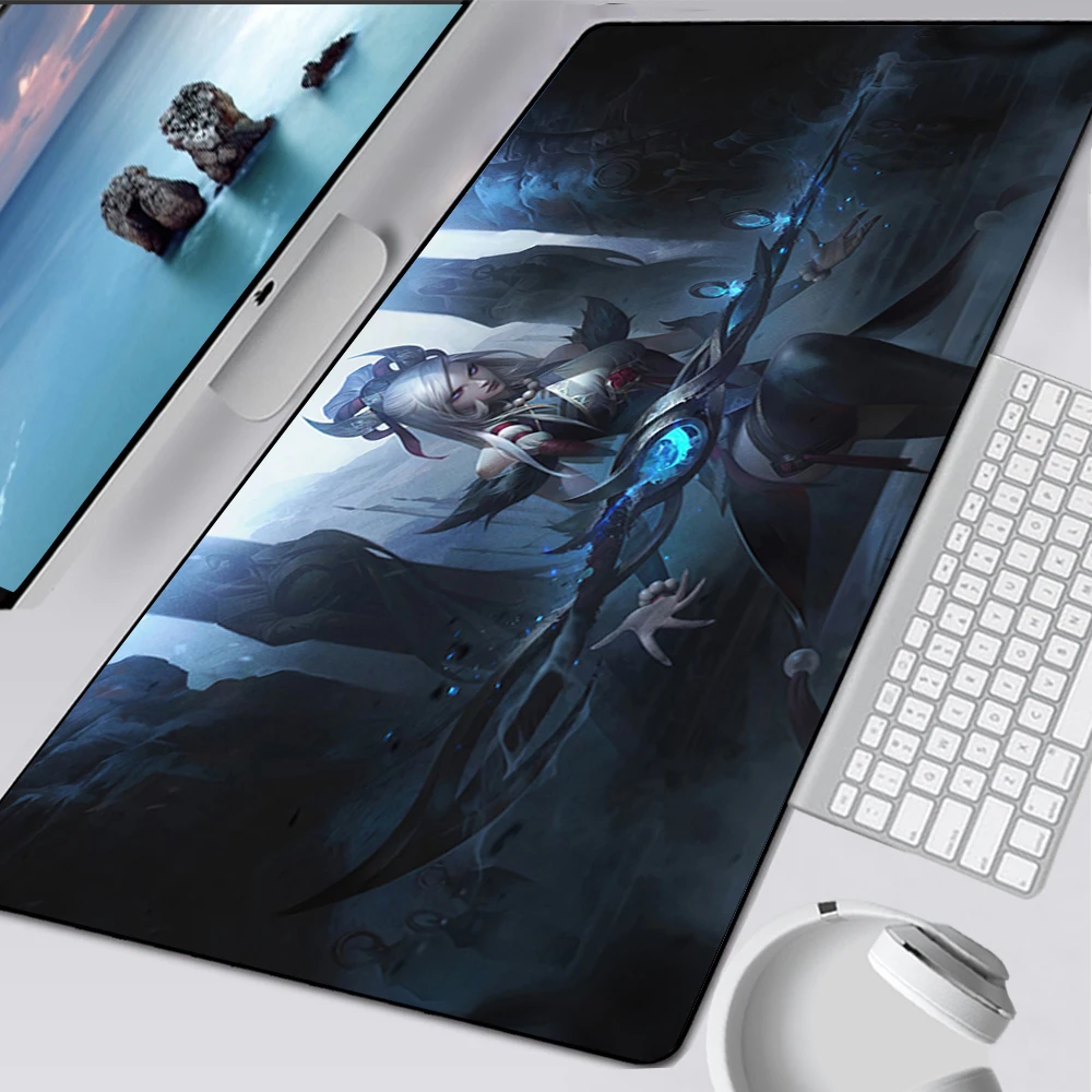 

League of Legends Caitlyn Large Gaming Mouse Pad Computer Mousepad PC Gamer Mouse Mat Laptop Mausepad XXL Keyboard Mat Desk Pad