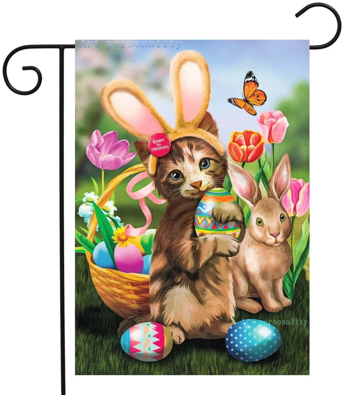 Флаг для домашних животных 12 5x18 дюймов с кошками