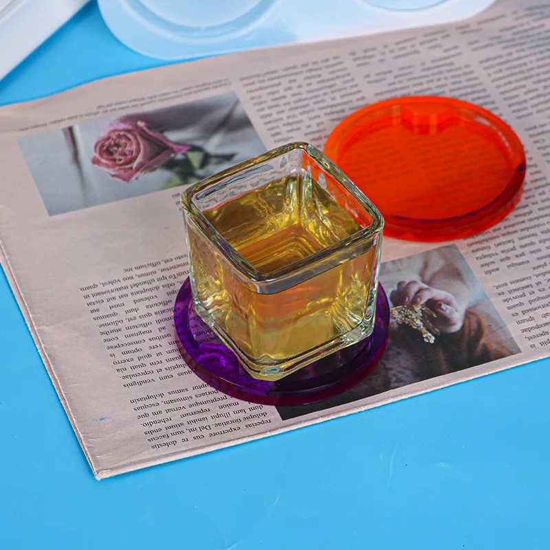 Креативная силиконовая форма сделай сам зеркальные круглые формы из эпоксидной