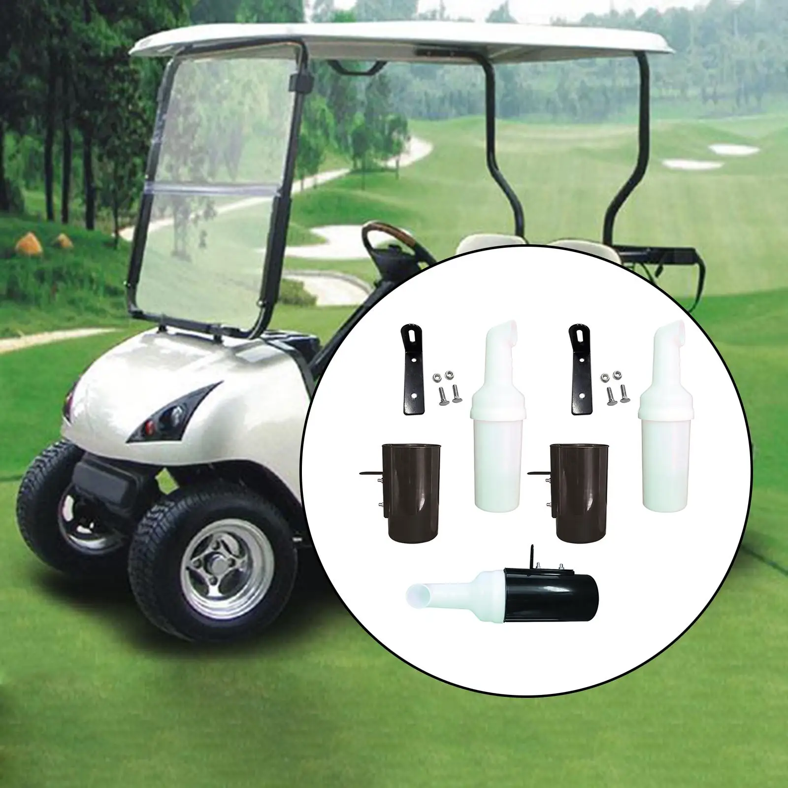 Golf Cart Sand Bottle Assembly for Club Car etc Easy to Install Accessory