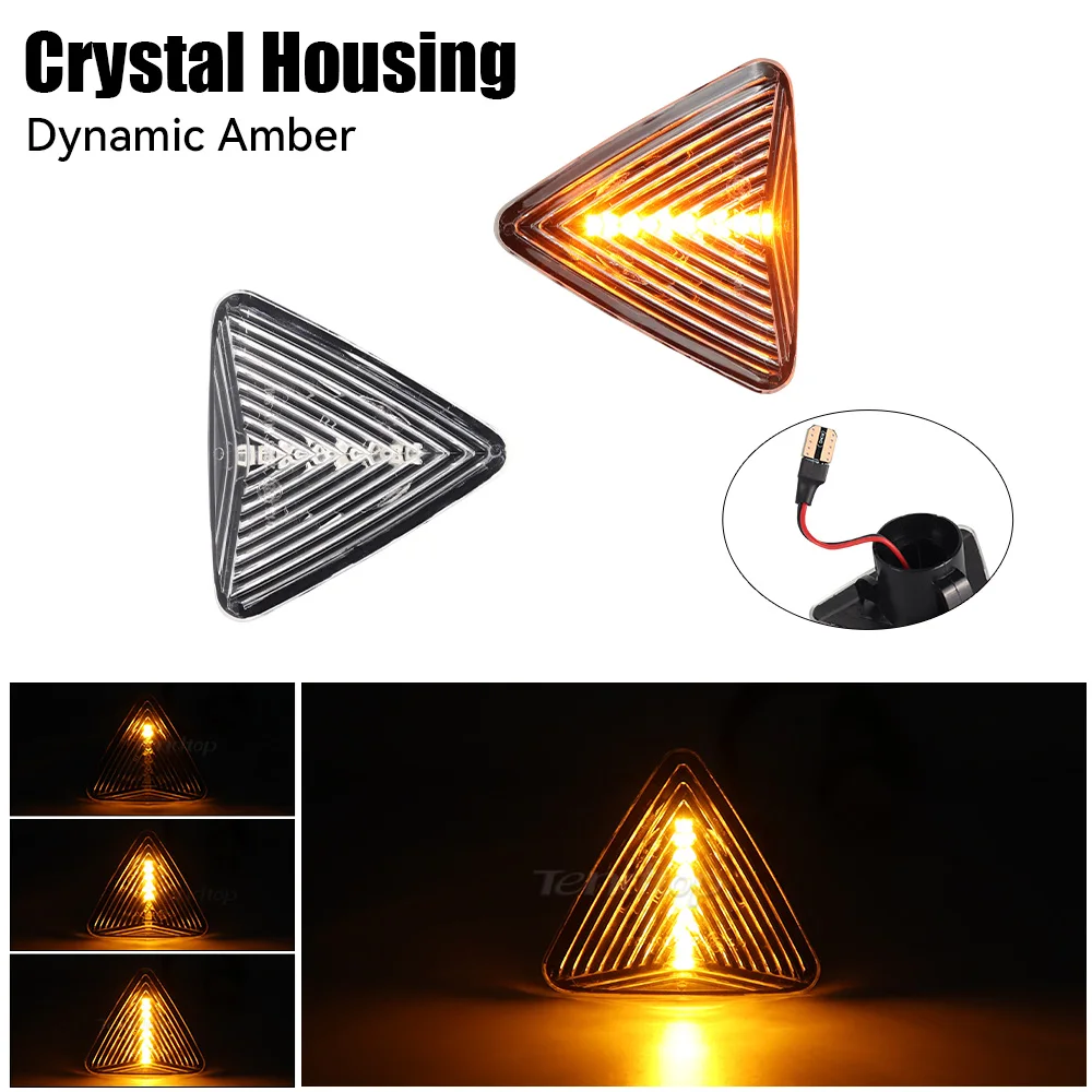 

2 шт. светодиодный динамический поворотник, боковой габаритный фонарь на крыло для Mitsubishi Colt CZC CZ3 Z23 Z24 Z25 Z33 Z34 Z3 2004-2012