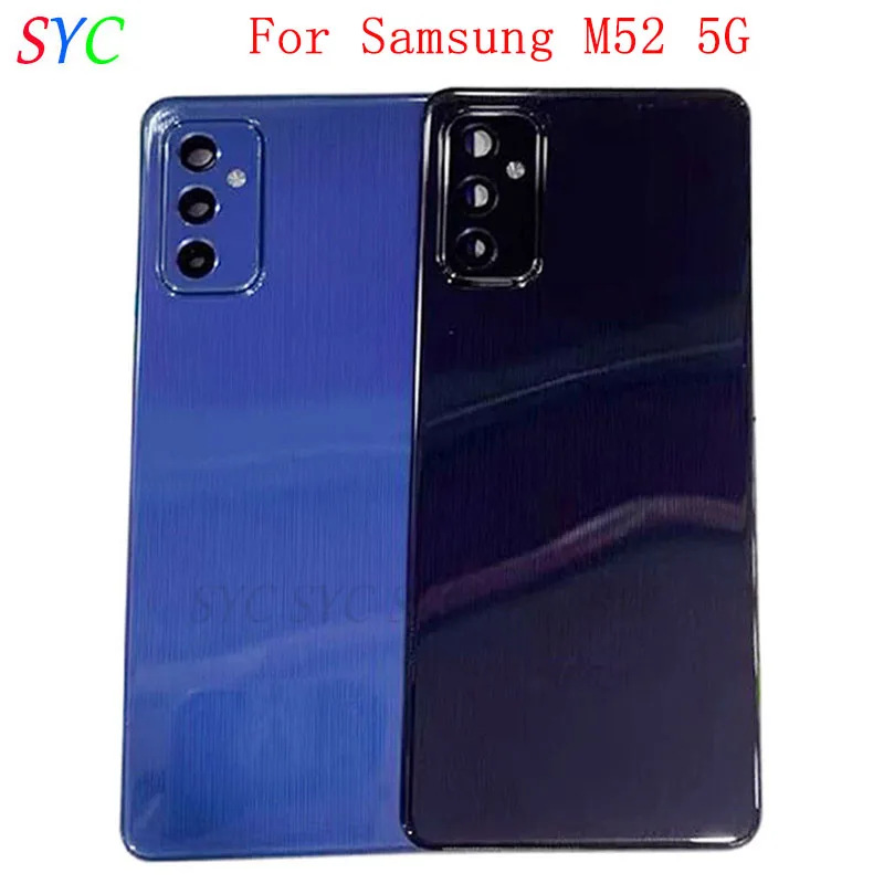 Custodia Originale Per Coperchio Della Batteria Della Porta Posteriore Per Samsung M52 5G M526 M526B Cover Posteriore Con Parti Di Riparazione Del Log