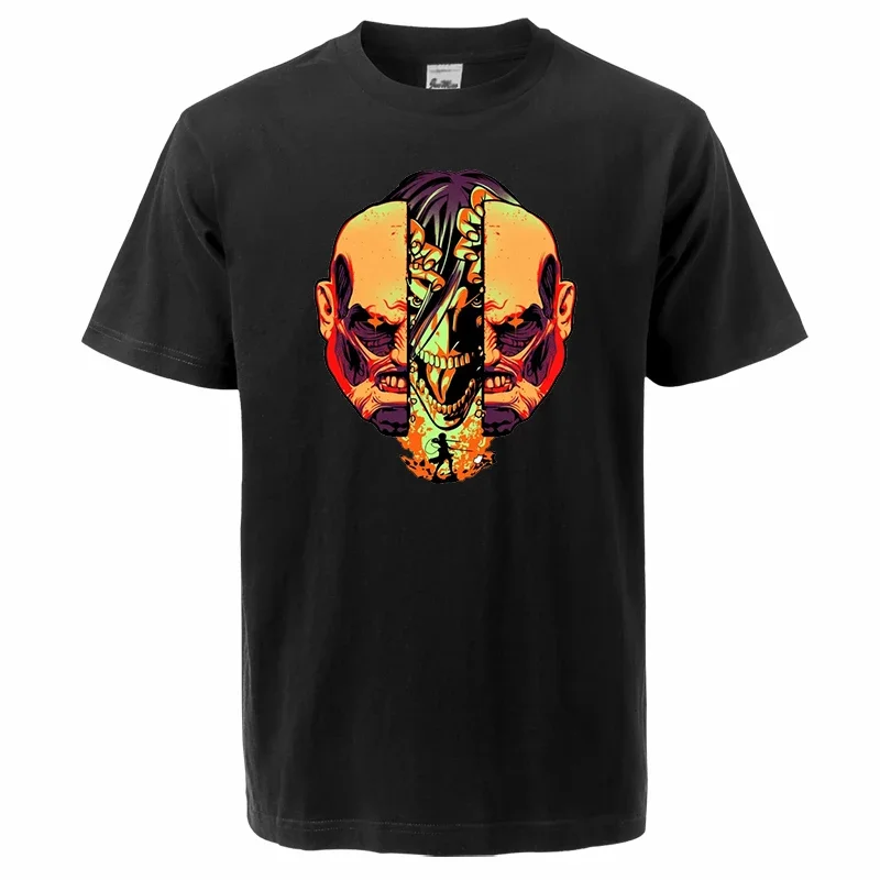 Attack On Titan 2024 летняя мужская футболка большого размера футболки с принтом в стиле