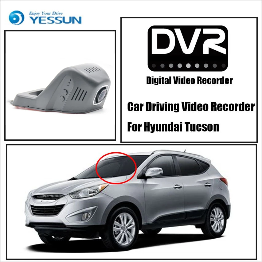 

Автомобильный видеорегистратор YESSUN для Hyundai Tucson-фронтальная камера-HD 1080P не задняя камера