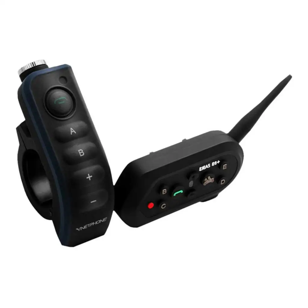 

1200M Motorcycle Intercom Headset Bluetooth Interphone Helmet 6 Rider E6+