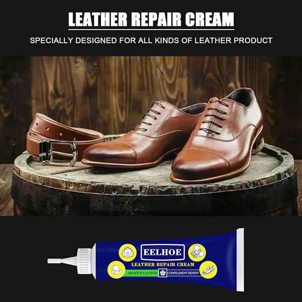 

20ml Leather Repair Filler Cream Kit Restore Car Sofa Hole Scuffs Rip Leather Repairing Tool Paste Scratch Y7d1