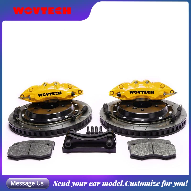 

Auto Big Calipers 18 Inch Front Wheel Brake System Yellow Brake Kit with 355*28mm Drilled Discs for Volvo S90 V60 XC60 S40