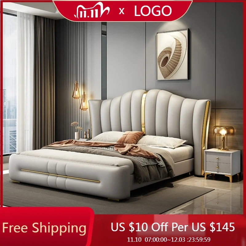 Каркас для конференций Двуспальная кровать размера King Size Роскошная двуспальная