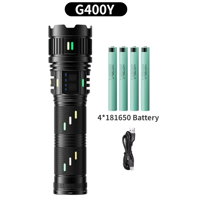 

Фонарик Vieruodis мощный белый лазерный