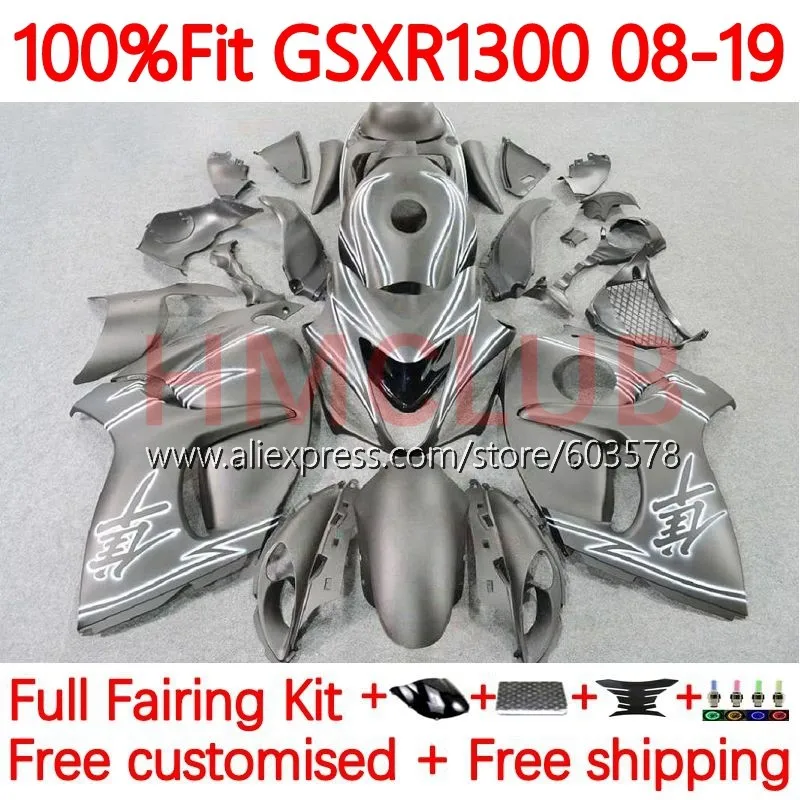 

Injection For SUZUKI Hayabusa GSXR1300 CC matte black GSXR 1300 08 09 10 11 12 13 14 2015 2016 2017 2018 2019 Fairings 106No.12