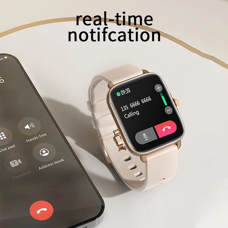 Умные часы MAFAM для мужчин и женщин водонепроницаемые умные с сенсорным экраном 1 7