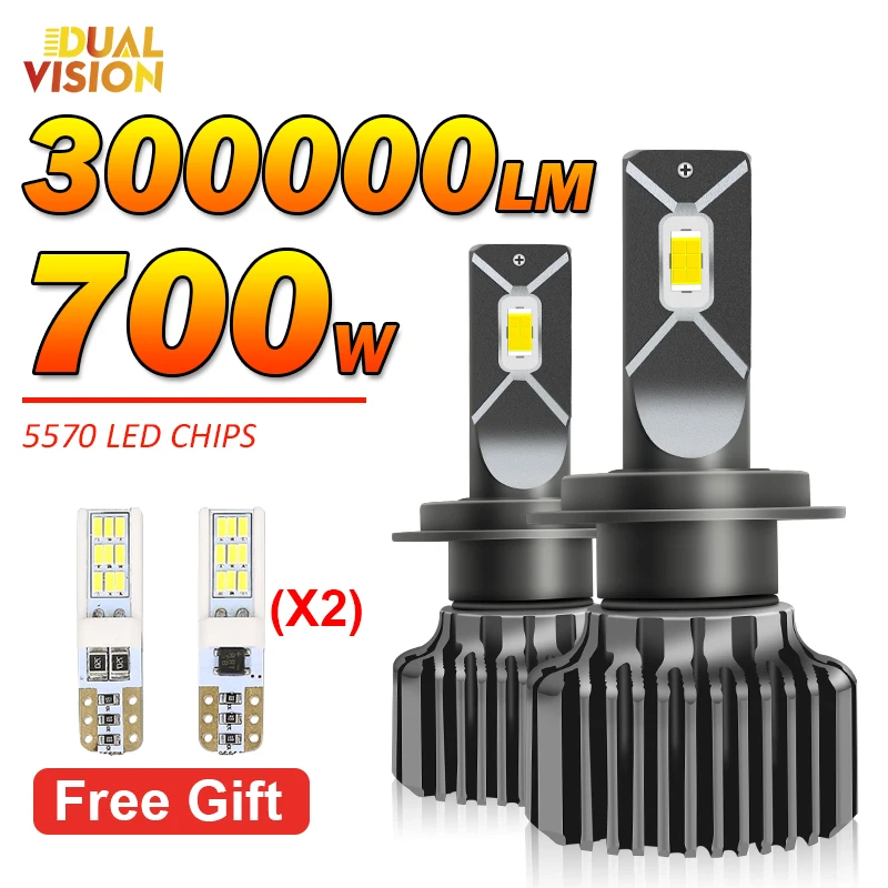 

2 шт., автомобильные лампы H1 H4 H8 H9 H11 700 HB3 9005 HB4 9006 K