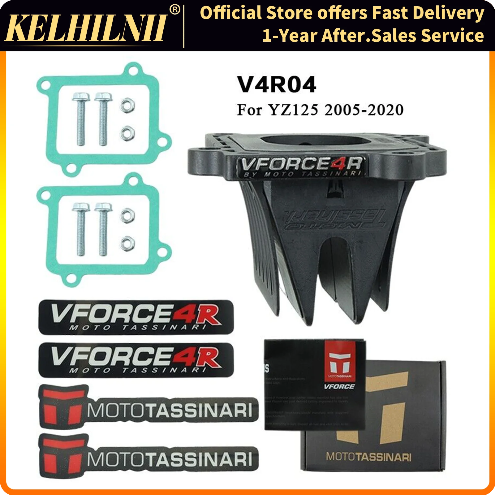 Мотоциклетный задний клапан для Yamaha Yz125 2005-2022 V4R04 новый