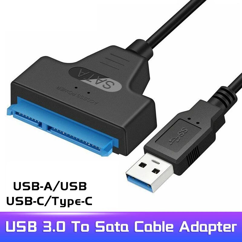 USB 3 0 SATA кабель адаптер Sata к Поддержка 2 5 дюйма внешний SSD HDD жесткий диск 22 Pin