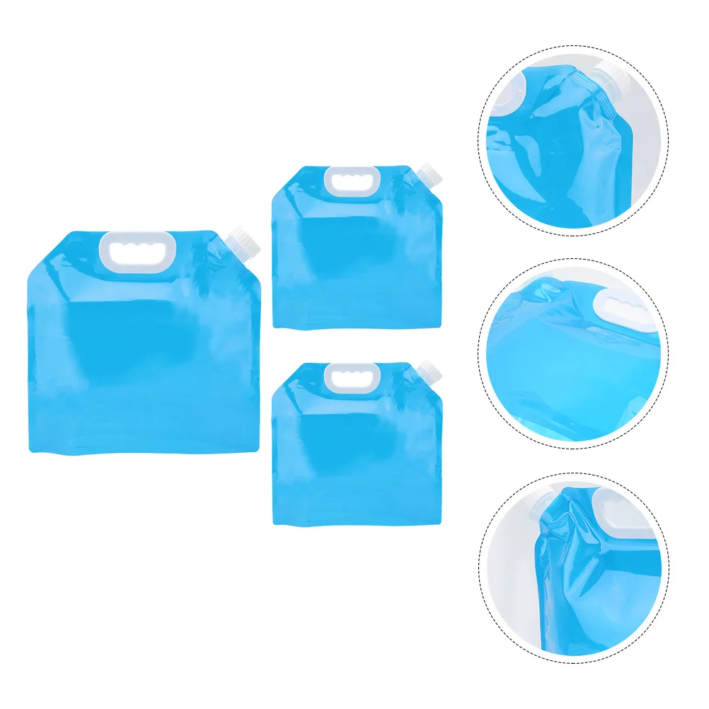 

3pcs Folding Drinking Container Storage Pouch Handheld Container