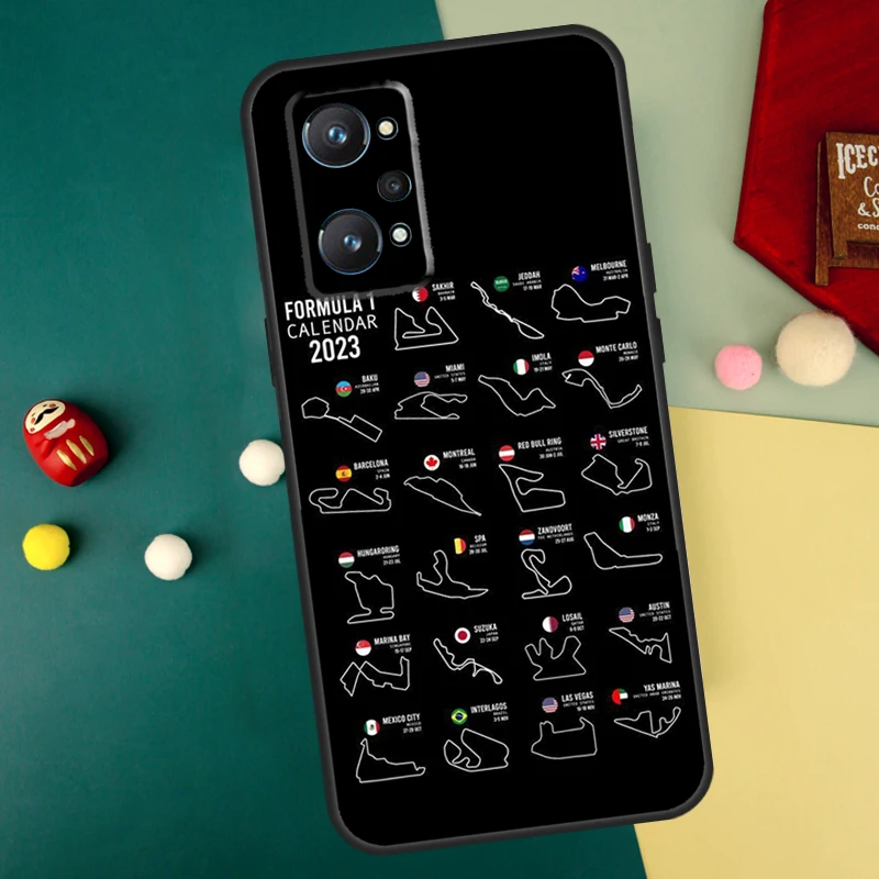 F1 2023 треки для Realme 9 10 11 12 Pro Plus GT5 GT Neo5 C31 C33 C35 C11 C25s C21Y C51 C55 C53 C30 чехол