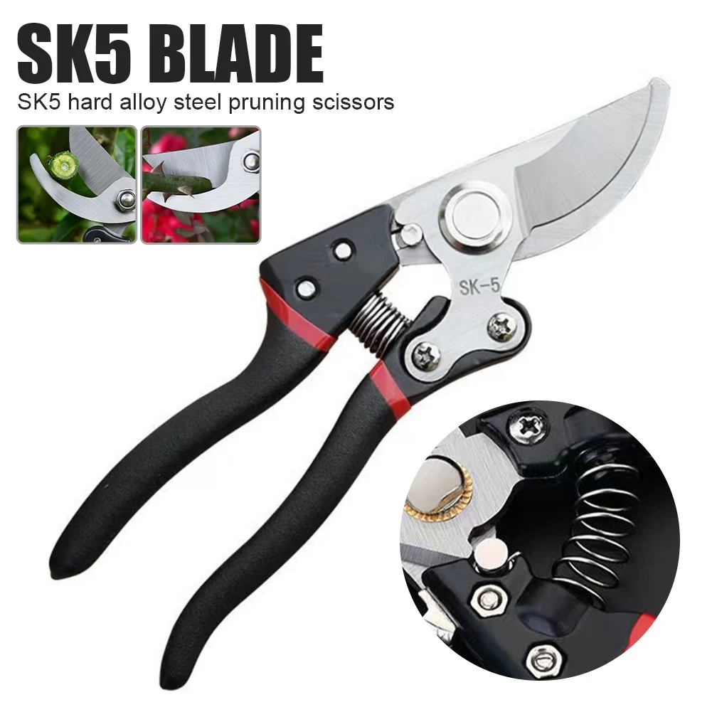 

Садовые ножницы SK5 для обрезки сада, стальное лезвие, садовые ножницы для обрезки ветвей, цветов, бонсай, инструмент для резки трав