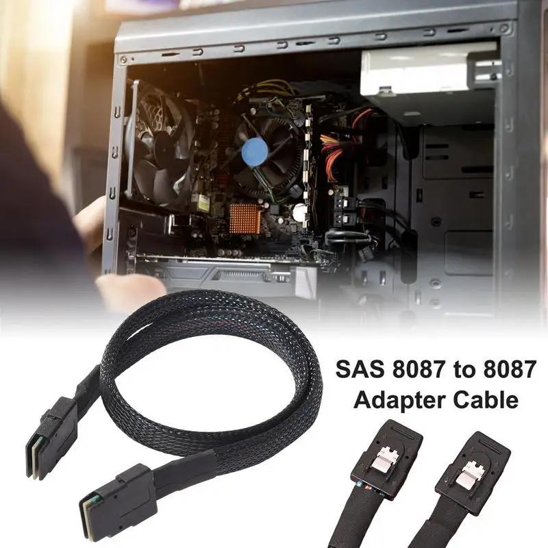 

Кабель передачи данных для сервера жесткого диска SAS 8087-8087, 6 ГБ, SAS SFF 8087 в SFF 8087
