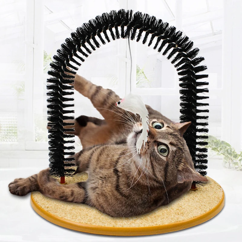 

Cat Hair Sander Cat Scratching Toy Cat Bristle Brush Toys For Pets Cat Massage Brush Cat Products Toys For Pets Pet Supplies