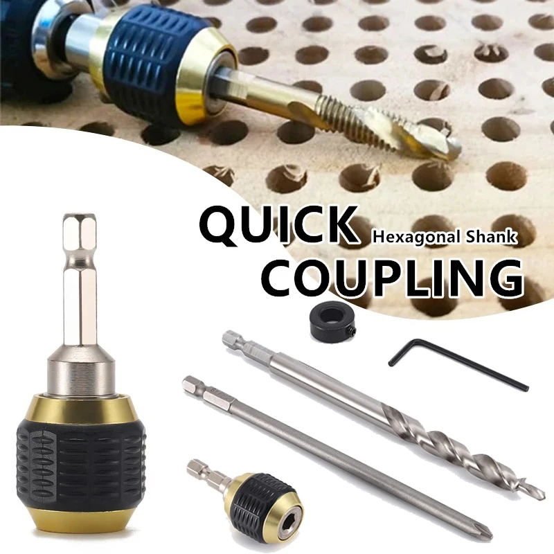 

Самоблокирующийся держатель для сверл с шестигранным хвостовиком, 1/4 дюйма