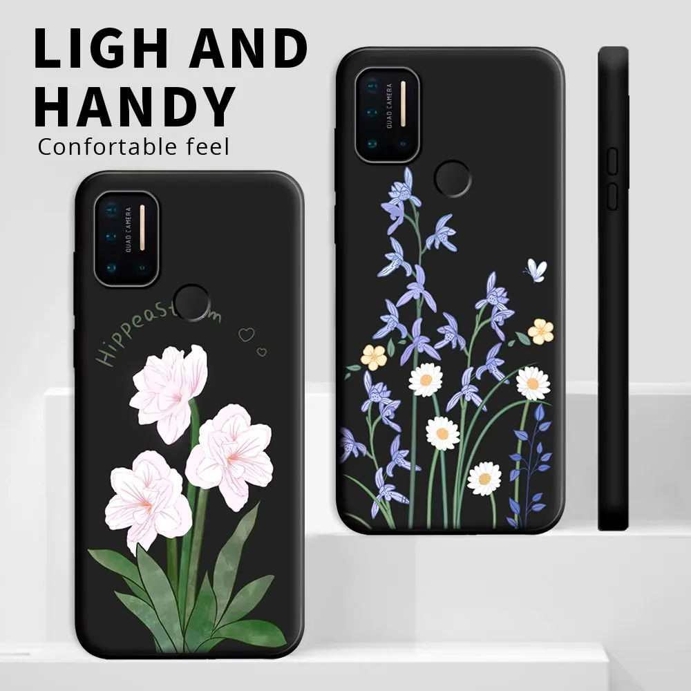 Противоударная Силиконовая задняя крышка для Umidigi A7 A5 Pro A7S с милым цветочным
