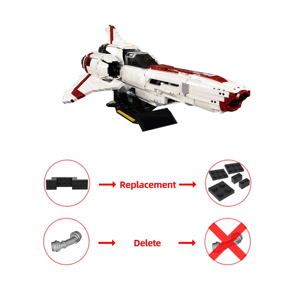SETBRICKS MOC New Interstellar The Battlestar Galactica Colonial Viper MOC-9424 Строительные блоки Кирпичи Детская