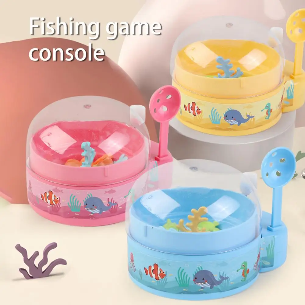 

1 Set Kid Fishing Toy High Durability Soothe Mood Lovely Toddler Educational Fishing Toys Children's Mini Fish Catching Machine