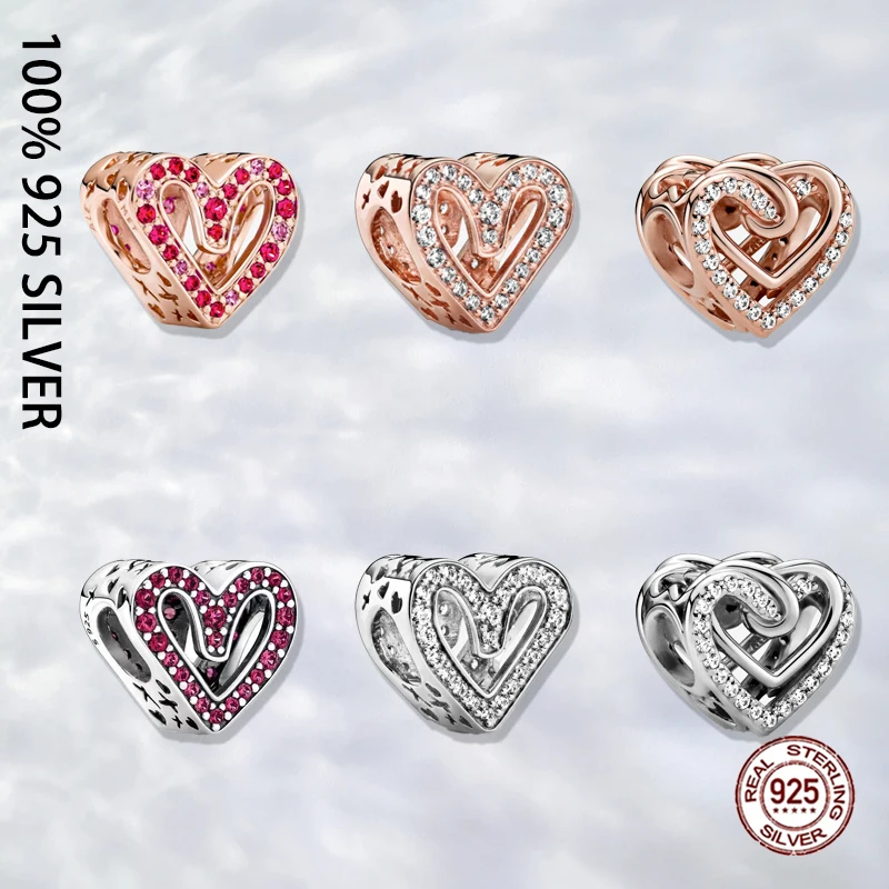 

Подвеска женская из серебра 925 пробы, с подвеской в виде сердца