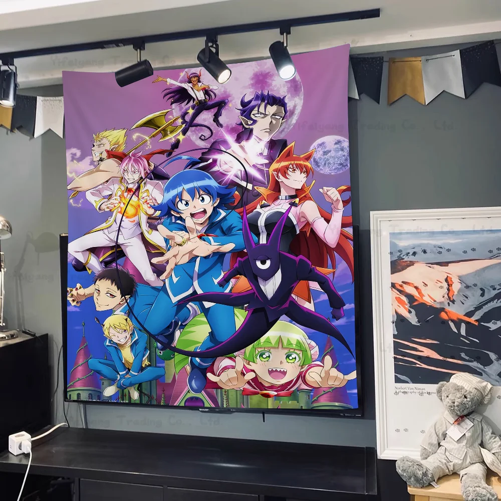 Добро пожаловать в школу демонов! Iruma-kun DIY настенный гобелен висит Таро хиппи