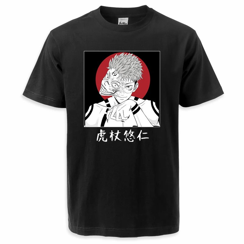 

Jujutsu Kaisen Hot Anime Mens T Shirts Summer 2022 Fashion Gojo Satoru Manga Tshirt Cotton Round Neck T-shirt Crewneck Camisetas