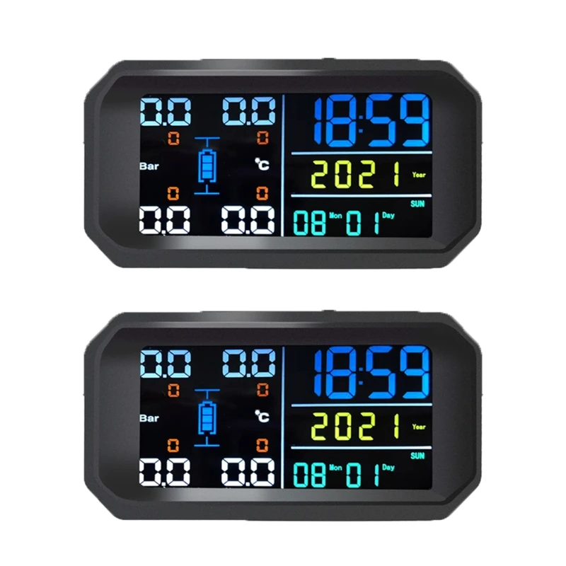 

Wireless Tyre Pressure Gauge Digtal Display Alarm System for Car Truck