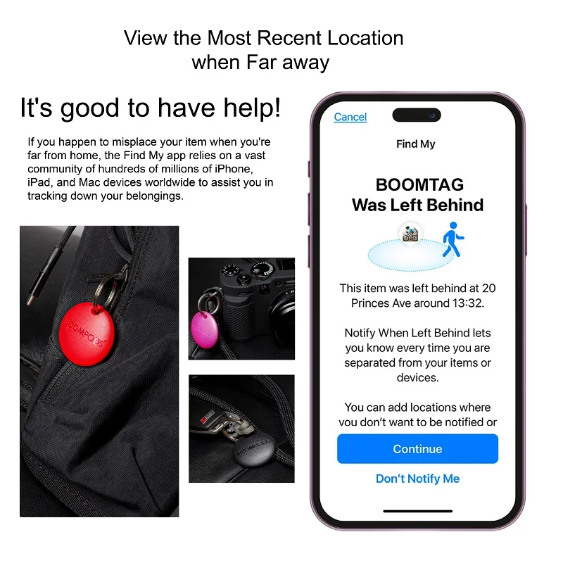 Фото Bluetooth GPS-трекер для замены бирки через Apple найдите мой для поиска сумки бутылки карты кошелек велосипедный ключ поиск MFI Smart ITag №5