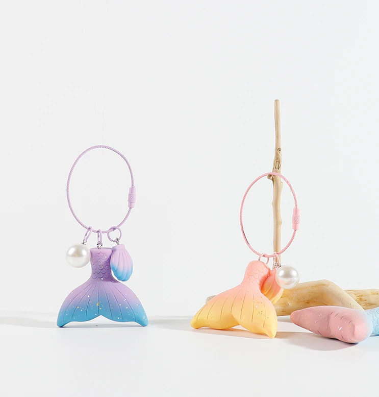 Аниме Love and Deepspace Rafayel Косплей Градиент Рампа Русалка Kaychain Очарование Мультфильм