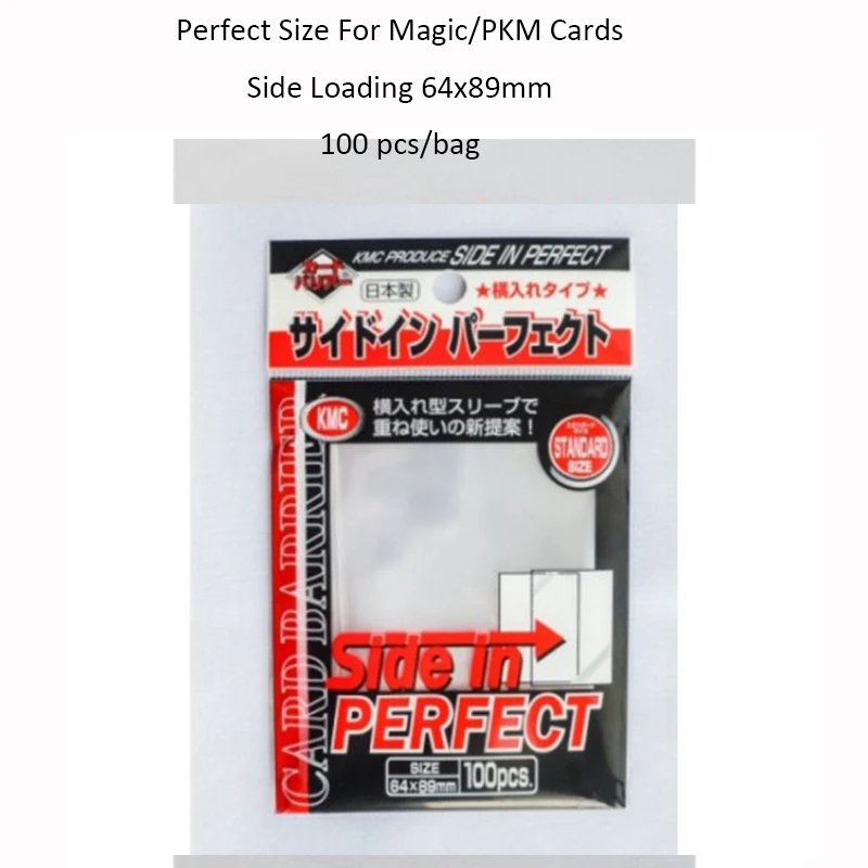 

Transparent KMC Perfect Fit SLEEVES Card Barrier Board Game Cards Protector Trading Card Sleeve Pkm Game Cards Magic Protector