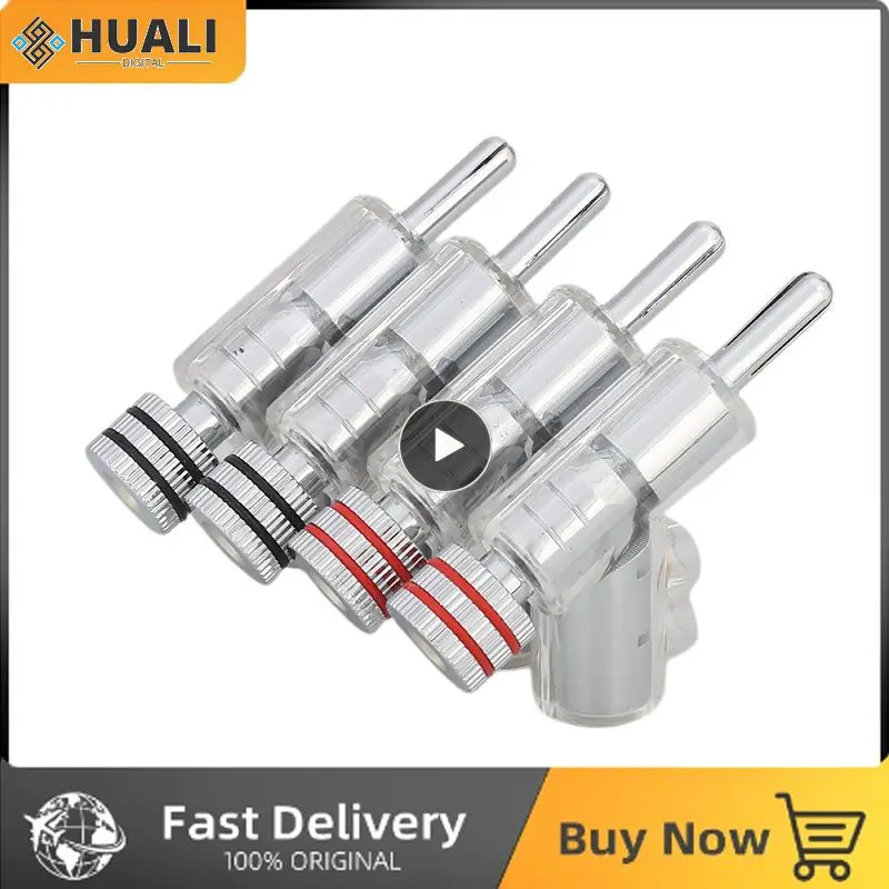 

Audio Connectors Speaker Cable Plug Sonic Performance No Soldering Required Banana Plug Connector Gold Banana Connector