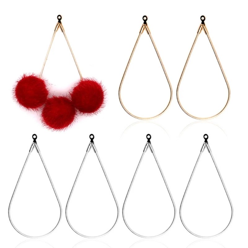 

10 шт серьги бисером обруч Teardrop бисером обруч для изготовления ювелирных изделий DIY Craft