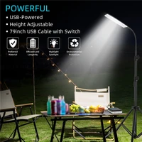 Upgraded 84*LEDs Floodlight Light with 1.8m Tripod Adjustable Height Outdoor Camping Working Photography Stand Fill Light