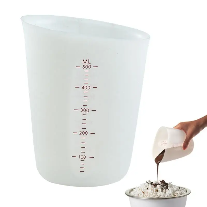 Measuring Cup For Cooking Silicone Measuring Cups For Resin Pour Mixing Cups Blender For Liquid Paint Epoxy Resin